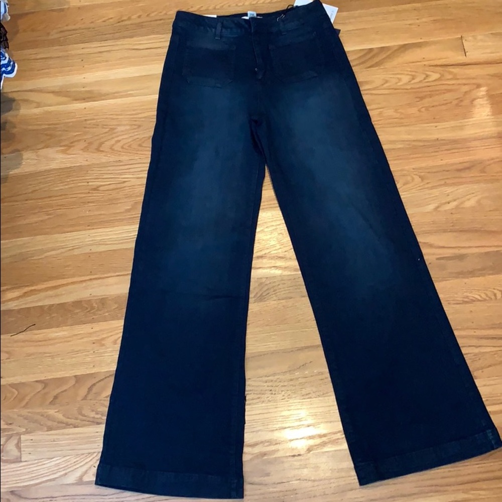 High rise flare jeans